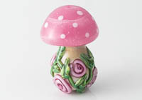 Toadstool Lampwork Bead alternative view 1