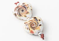 Lampwork Heart Beads alternative view 2