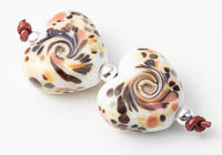 Lampwork Heart Beads alternative view 1