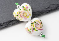 Lampwork Heart Beads