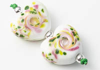 Lampwork Heart Beads alternative view 1