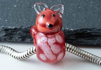 Lampwork Fox Charm Bead