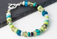 Spring Lampwork Bracelet