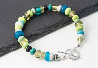 Spring Lampwork Bracelet alternative view 1