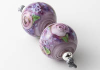 Lampwork Rose Beads alternative view 1