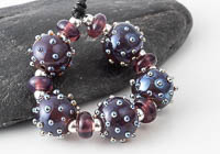 Bumpy Lampwork Beads