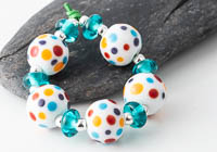 Spotty Lampwork Beads