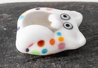 Rainbow Lampwork Cat Bead alternative view 2