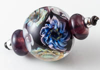 Flowery Murrini Lampwork Bead alternative view 1