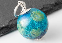 Flower Lampwork Pendant Necklace alternative view 1