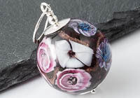 Flower Lampwork Pendant Necklace alternative view 1