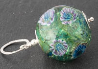 Flower Lampwork Pendant Necklace