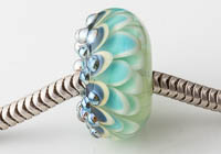 Dahlia Lampwork Charm Bead