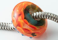 Dahlia Lampwork Charm Bead alternative view 1