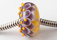 Dahlia Lampwork Charm Bead