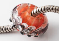 Dahlia Lampwork Charm Bead alternative view 2