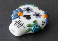 Lampwork Sugar Skull Bead alternative view 1