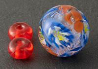 Lampwork Flower Murrini Bead Set alternative view 1