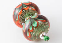 Lampwork Dahlia Beads alternative view 1