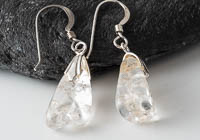 "Ice" Quartz Earrings alternative view 1