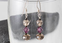 "Damara" Smoky Quartz Earrings alternative view 1