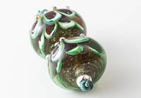 Lampwork Dahlia Beads alternative view 1