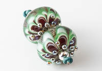 Lampwork Dahlia Beads alternative view 2