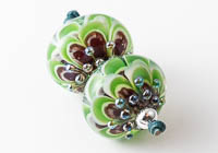 Lampwork Dahlia Beads alternative view 2