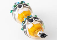 Lampwork Dahlia Beads alternative view 1