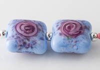 Rose Lampwork Beads