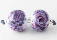 Swirly Lampwork Beads