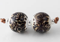 Swirly Lampwork Beads