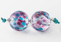 Swirly Lampwork Beads