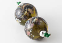 Green Lampwork Beads alternative view 2