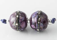 Purple Lampwork Beads