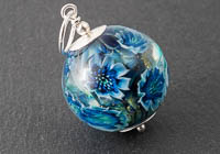 Flower Lampwork Pendant Necklace