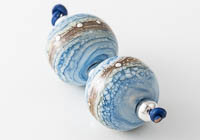 Blue Lampwork Beads alternative view 2