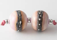 Pink Lampwork Beads