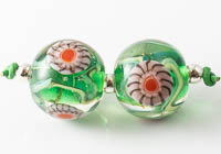 Lampwork Murrini Flower Beads