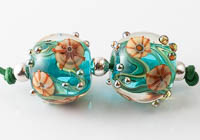 Lampwork Murrini Flower Beads