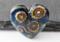 Lampwork Murrini Heart Bead alternative view 2