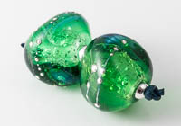 Green Lampwork Beads alternative view 2