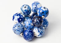 Blue Lampwork Beads alternative view 1