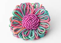 Beaded Flower Brooch