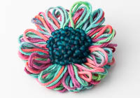 Beaded Flower Brooch