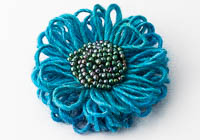 Beaded Flower Brooch