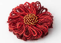 Beaded Flower Brooch