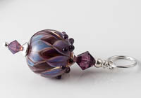 Dahlia Lampwork Pendant alternative view 1