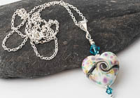 Heart Lampwork Pendant alternative view 2