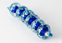 Blue Lampwork Beads alternative view 1